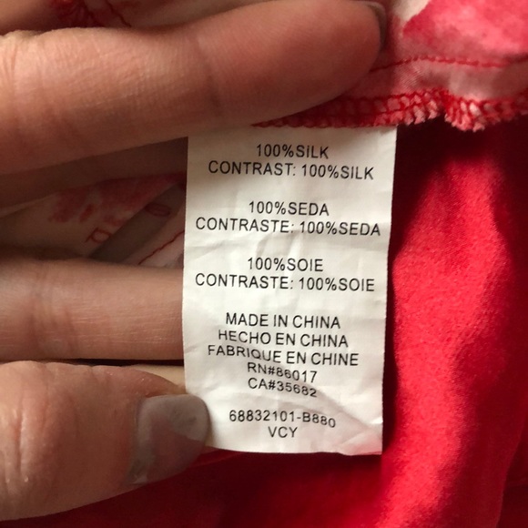 bebe 100% silk halter top - Picture 6 of 6